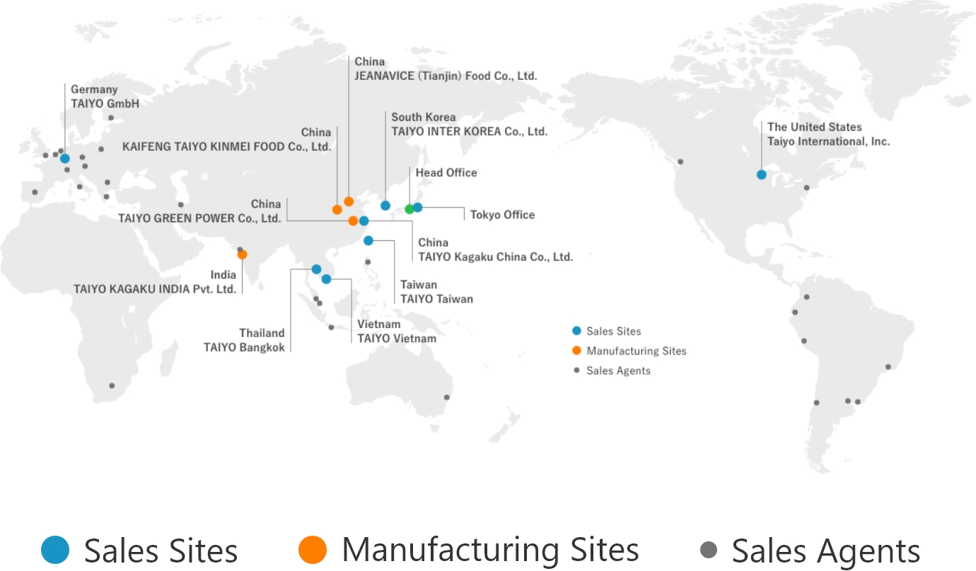 Our Sales and Manufacturing sites