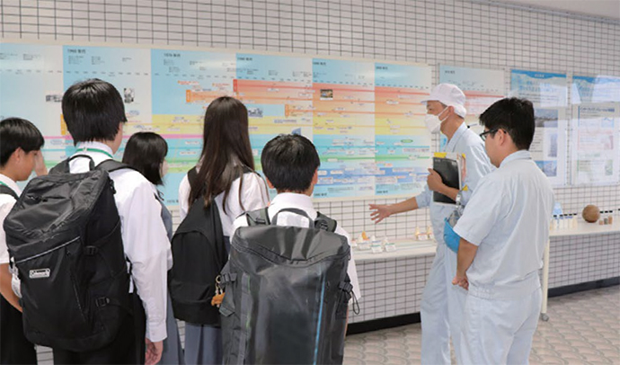 四日市市立塩浜中学校　環境学習授業協力
