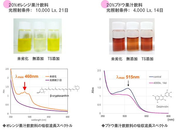 吸収波長スペクトル