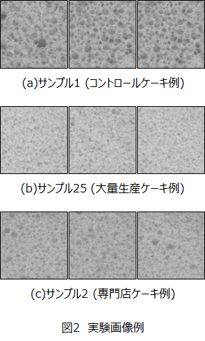 食品の開発に係わる画像処理